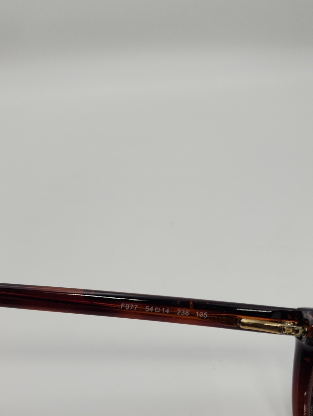 Fendi F977 238 Eyeglasses Frames | Tortoise Brown & Gold Logo | 54-14-135 Italy - Picture 8 of 13